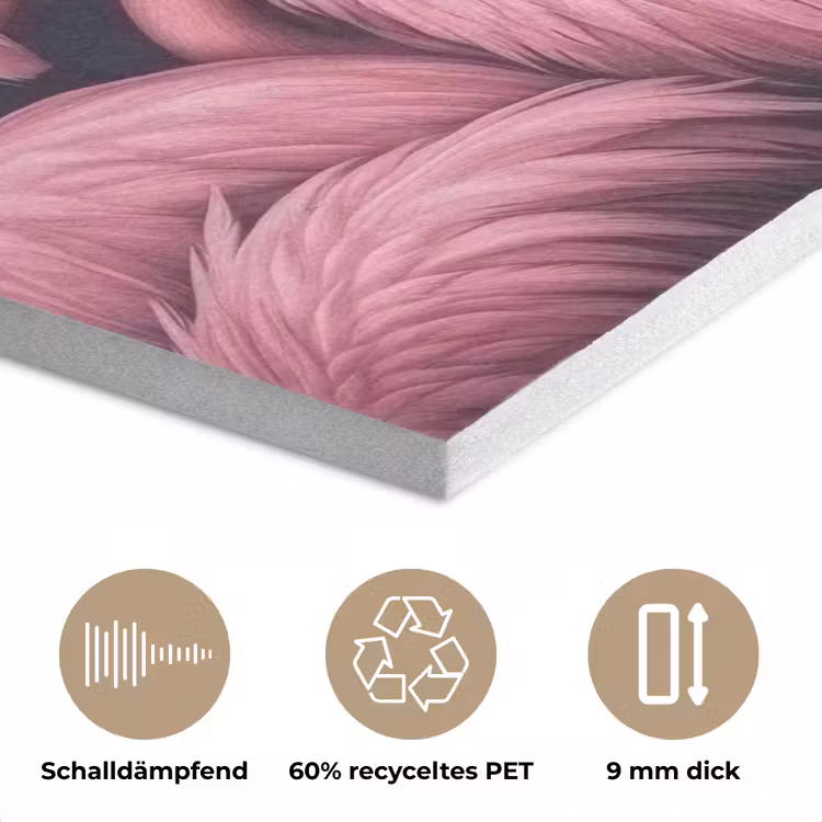 Flamingo - Roze - Dieren PET vilt klein -closeup_DE