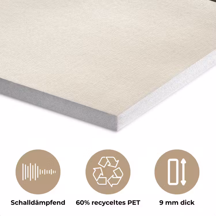 Vormen - Modern - Zwart PET vilt klein -closeup_DE