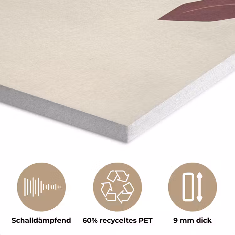 Vrouw - Minimalistisch - Bloem PET vilt klein -closeup_DE