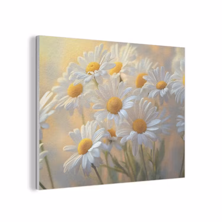 Madeliefjes - Wit - Zonlicht PET vilt klein -3d