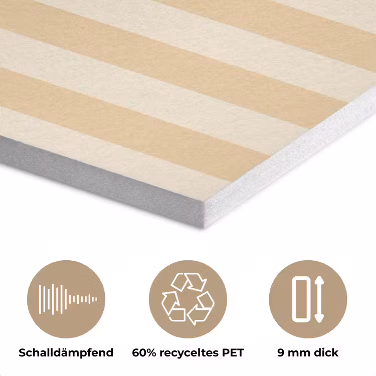 Tuin - Quote - Strepen - Zomer PET vilt klein -closeup_DE