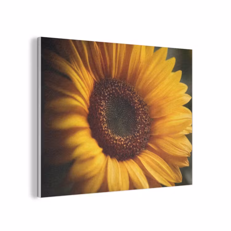 Geel - Zonnebloem - Zomers PET vilt klein -3d