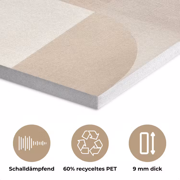 Geometrisch - Geweven structuur - Modern PET vilt klein -closeup_DE