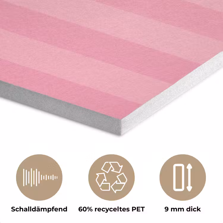Gestreept - Roze - Chéri PET vilt klein -closeup_DE