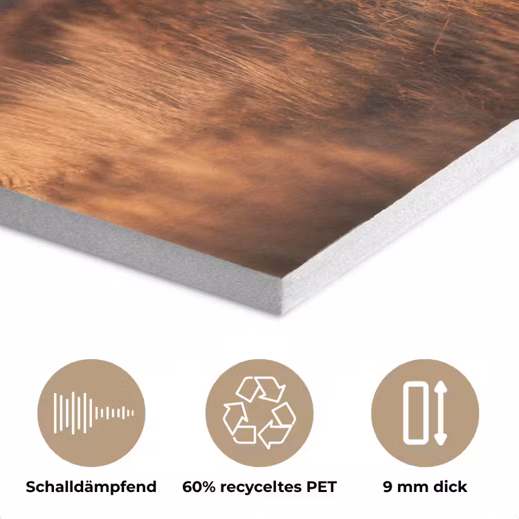 Giraffen - Hoog gras - Acaciabomen PET vilt klein -closeup_DE