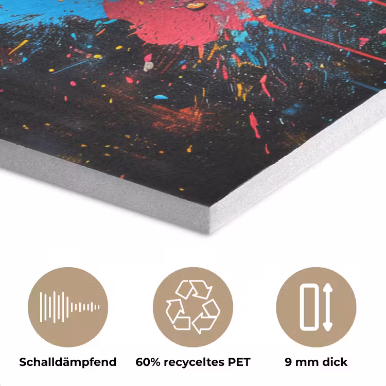 Graffiti - Basketbal - Verf - Sport PET vilt klein -closeup_DE