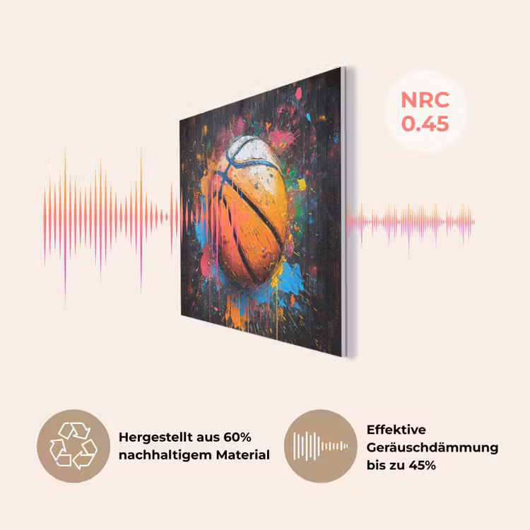 Graffiti - Basketbal - Verf - Sport PET vilt klein -USP_DE