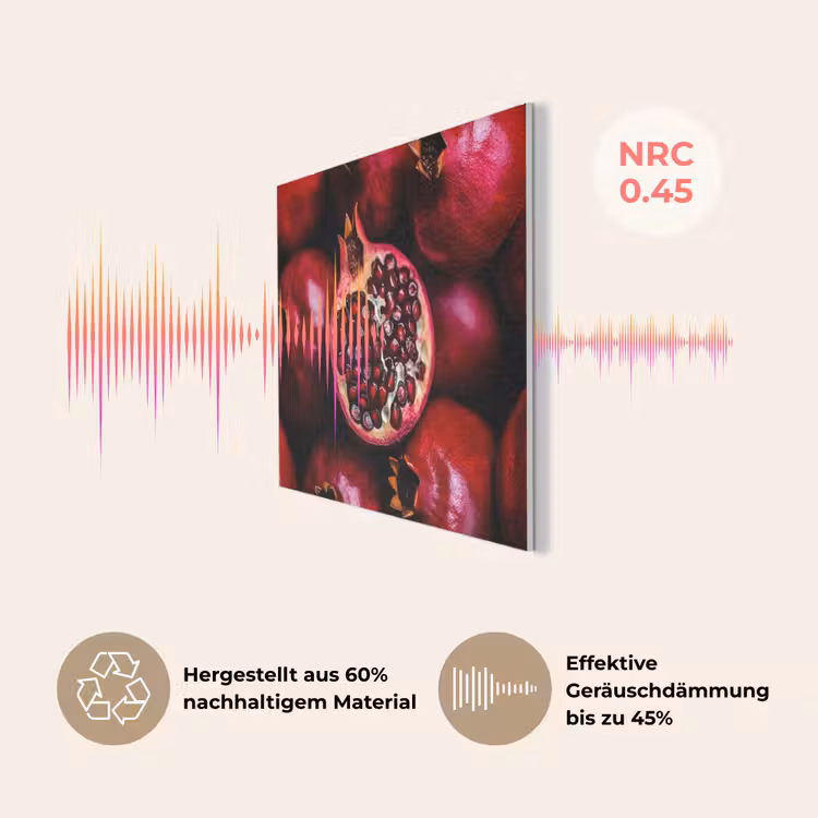 Granaatappel - Rood - Fruit PET vilt klein -USP_DE