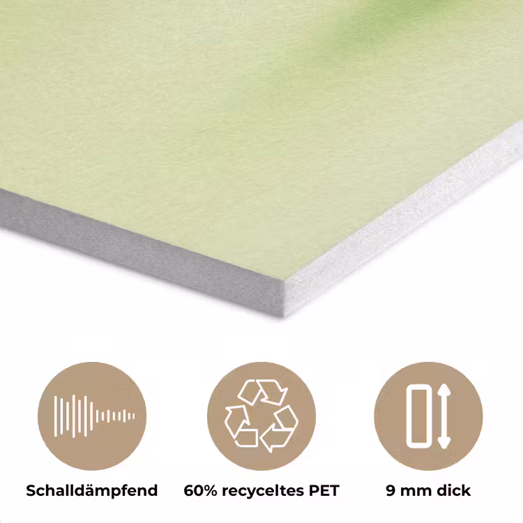 Groen - Disco - Decoratie - Appel PET vilt klein -closeup_DE