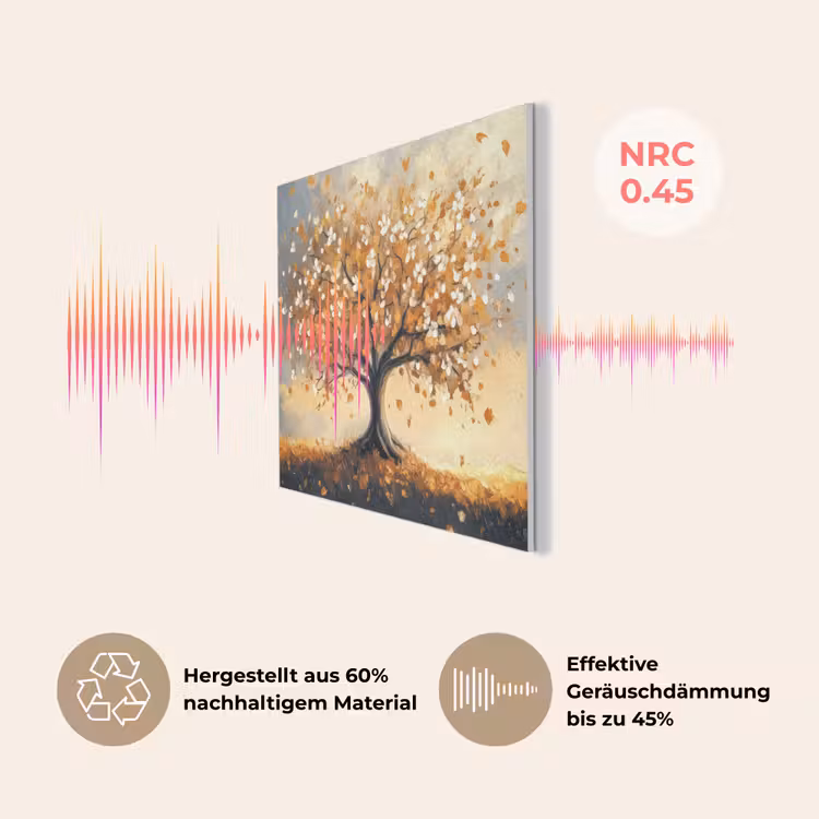 Herfst - Boom - Oranje - Bladeren - Levensboom - Abstract PET vilt klein -USP_DE