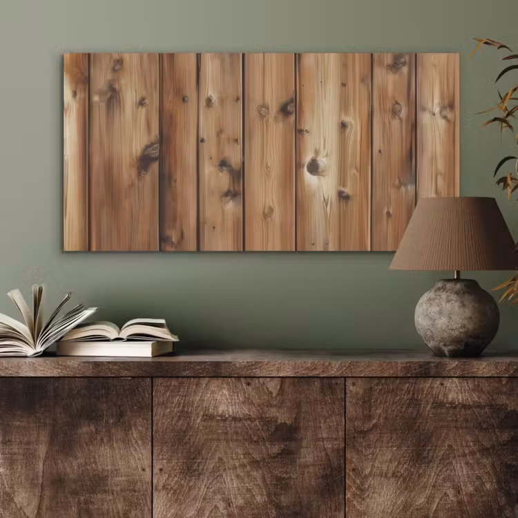 Hout - Planken - Bruin PET vilt middel -sfeer2