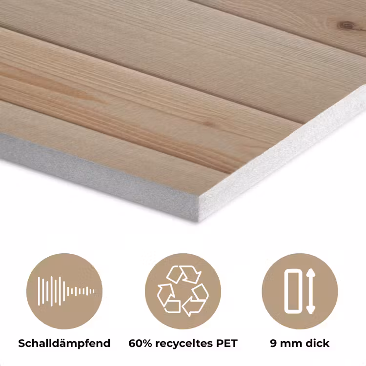 Hout - Planken - Licht PET vilt middel -closeup_DE