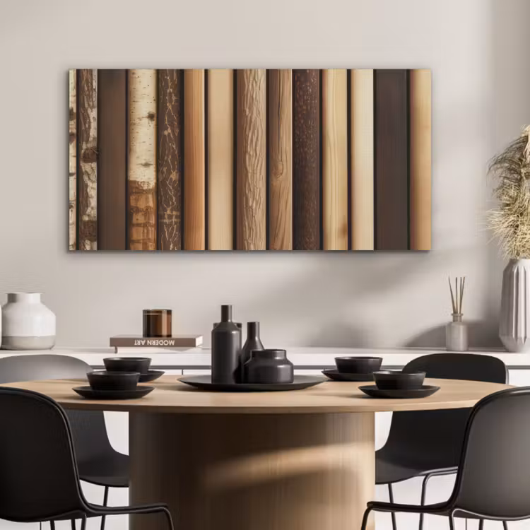 Hout - Planken - Natuurlijk PET vilt middel -sfeer1