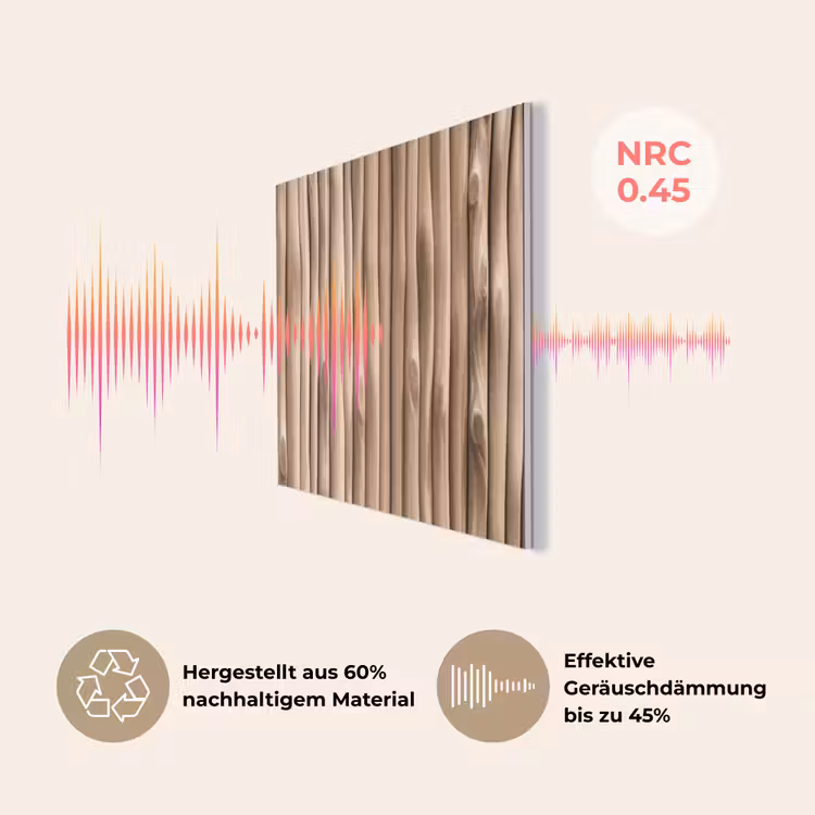 Hout - Stam - Lichtbruin PET vilt middel -USP_DE