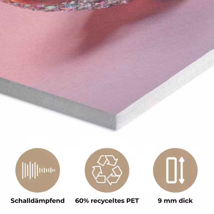 Hotdog - Steentjes - Glitters - Paars PET vilt klein -closeup_DE