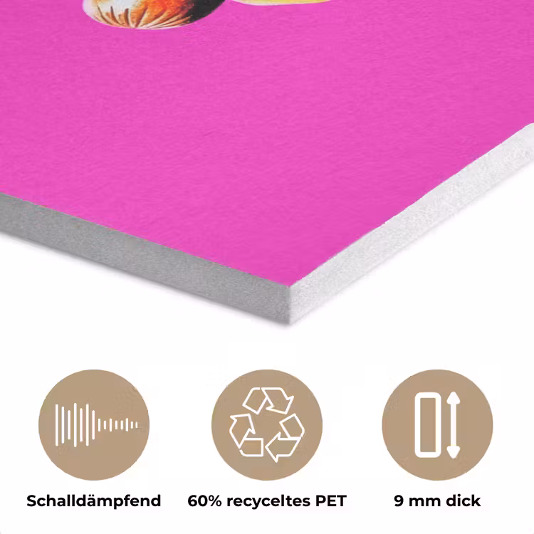Hotdog - Roze - Retro PET vilt klein -closeup_DE