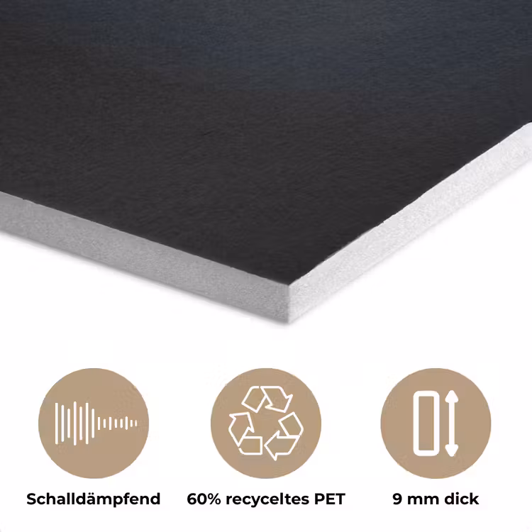 Kreeft - Delftsblauw - Schild - Stoer PET vilt klein -closeup_DE