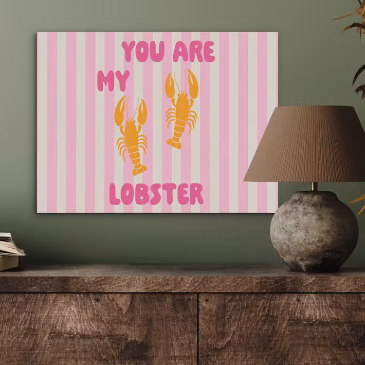Lobster - Love - Valentijn PET vilt klein -sfeer2