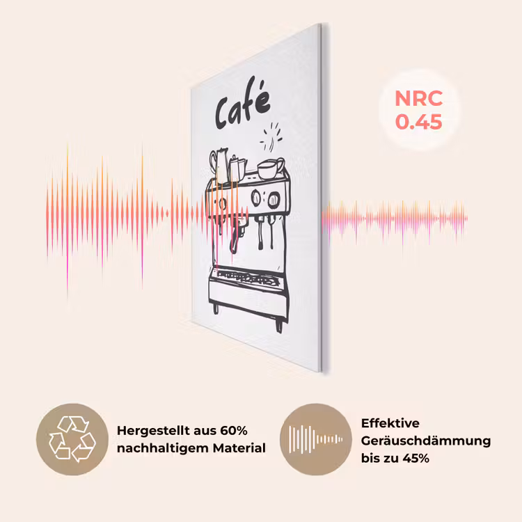 Illustratie - Café - Koffiemachine - Kopjes PET vilt klein -USP_DE