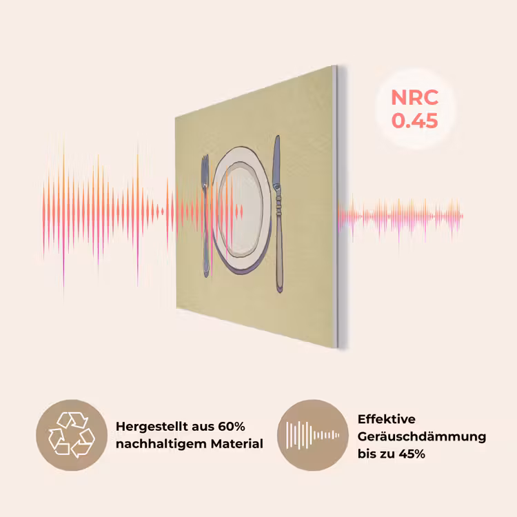 Illustratie - Bord - Bestek - Beige PET vilt klein -USP_DE