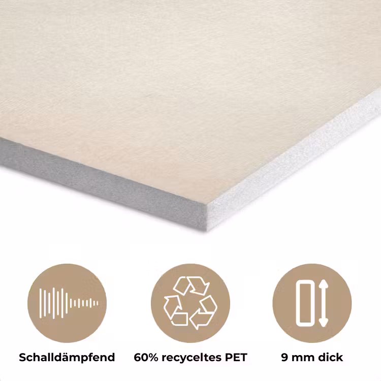 Japandi - Wabi sabi - Beige PET vilt klein -closeup_DE