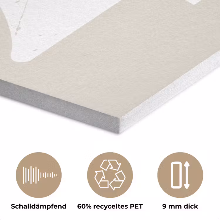 Japandi - Kerstboom - Beige - Kerstversiering PET vilt klein -closeup_DE