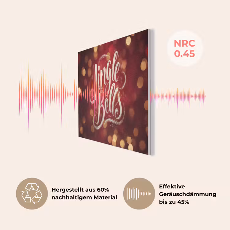 Jingle - Bells - Kerst - Rood PET vilt klein -USP_DE