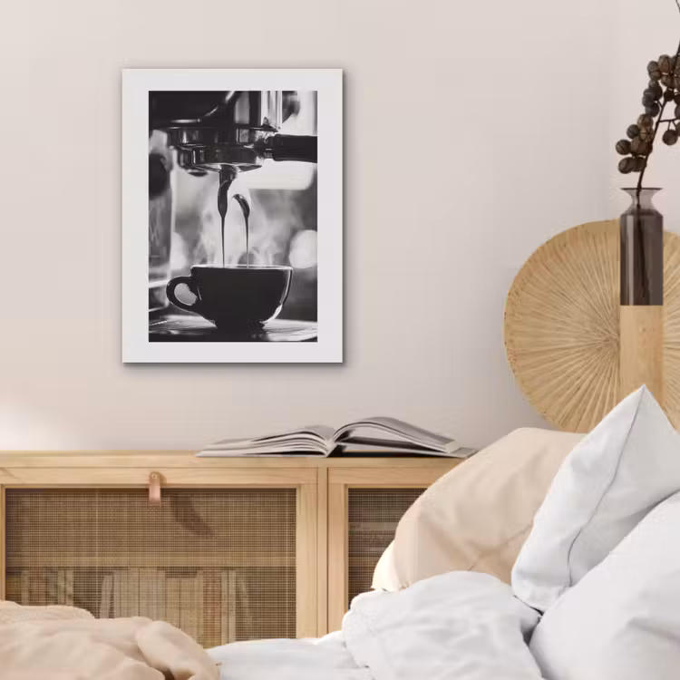 Coffee - Espresso - Koffiemachine - Kop PET vilt klein -sfeer3