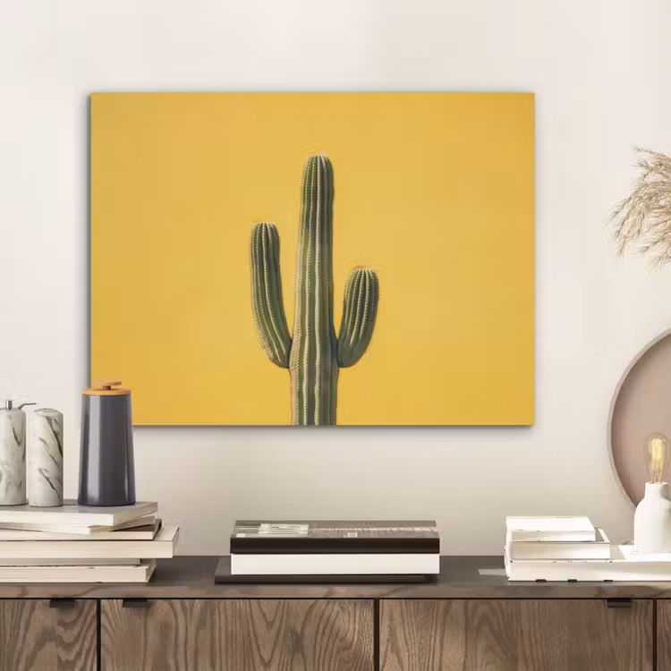 Cactus - Groen - Minimalistisch PET vilt klein -sfeer1