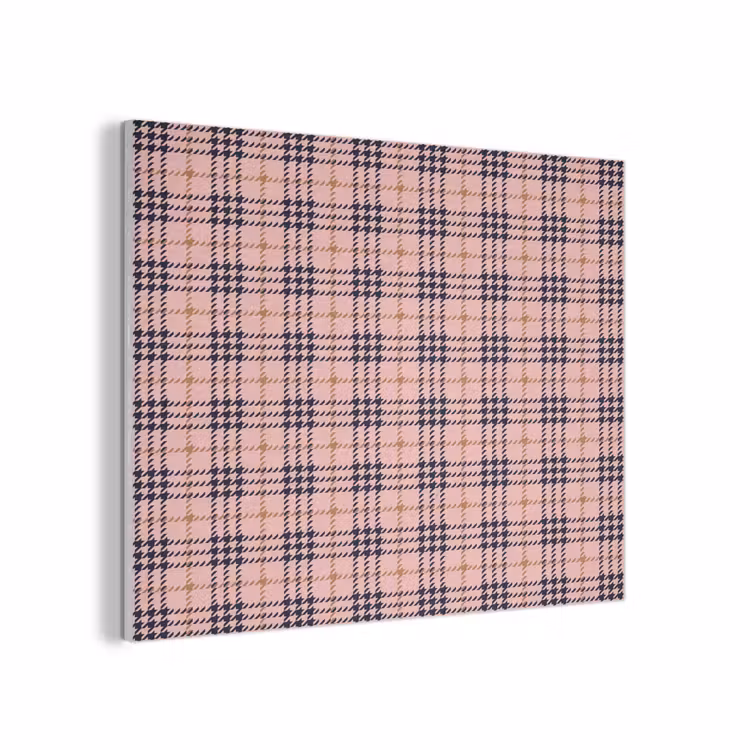 Plaid - Patroon - Schotse - Roze PET vilt klein 837 -3d