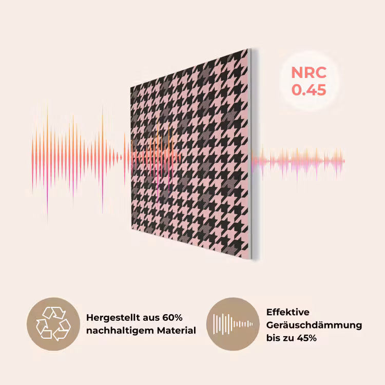Plaid - Patroon - Zwart - Roze PET vilt klein 837 -USP_DE