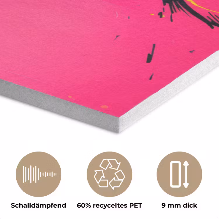 Kat - Art - Zonnebril - Roze PET vilt klein -closeup_DE