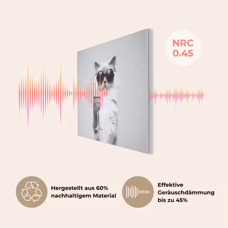 Kat - Zonnebril - Wijnglas - Langharig PET vilt klein -USP_DE