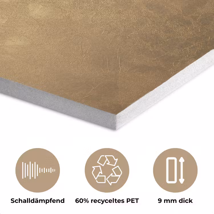 Kreeft - Zwart - Goud - Luxe PET vilt klein -closeup_DE