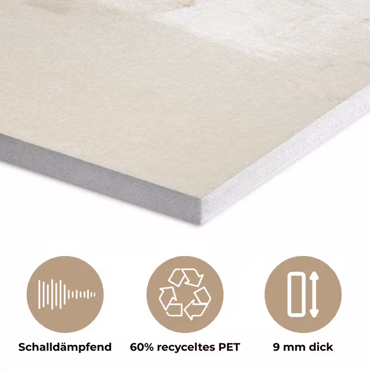 Cirkel - Compositie - Diepte - Beige PET vilt klein -closeup_DE