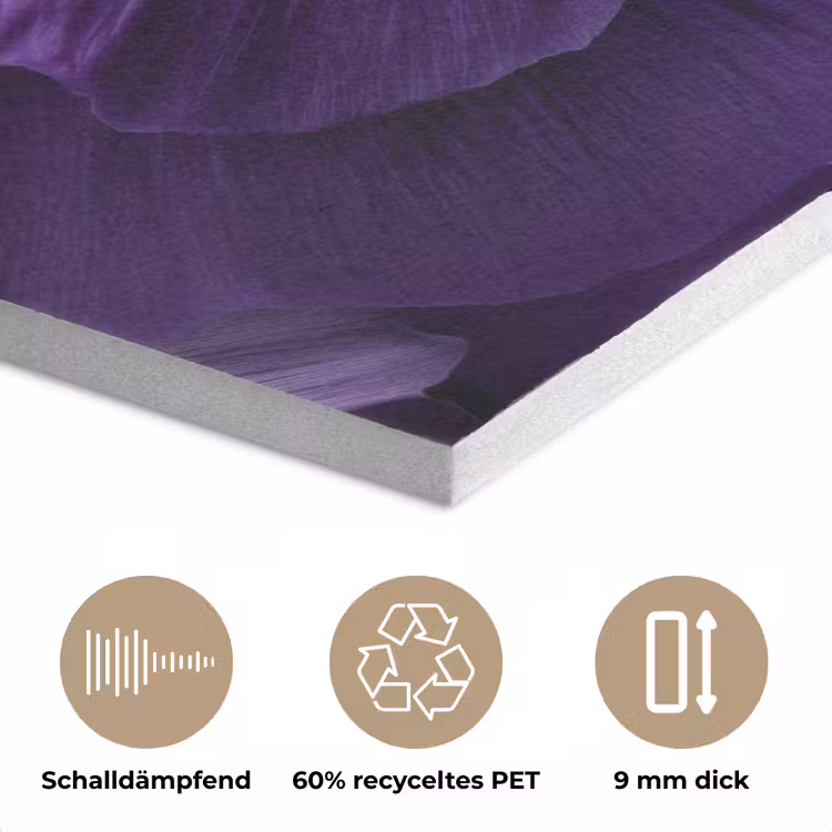 Paars - Viool - Diepte PET vilt klein -closeup_DE