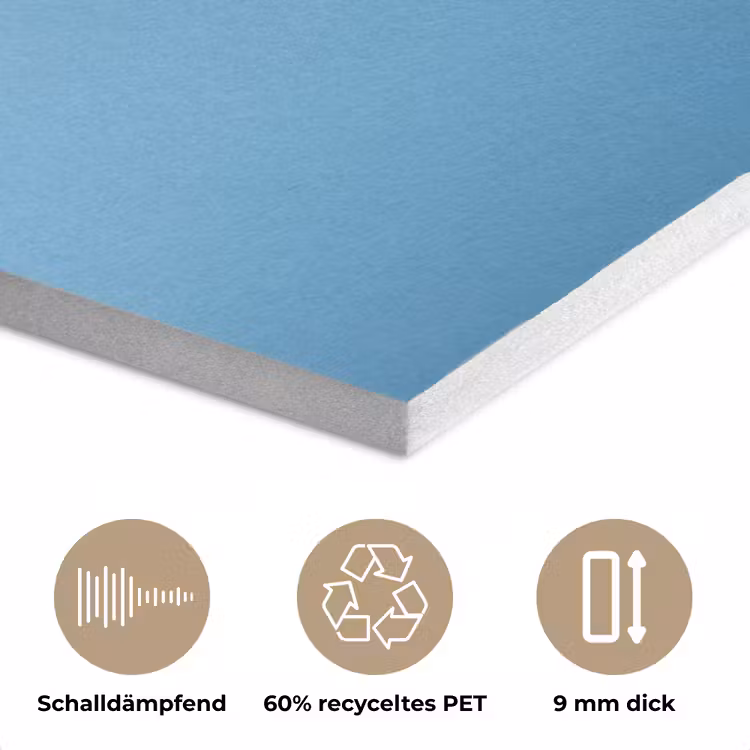 Lelies - Blauw - Glazen PET vilt klein -closeup_DE