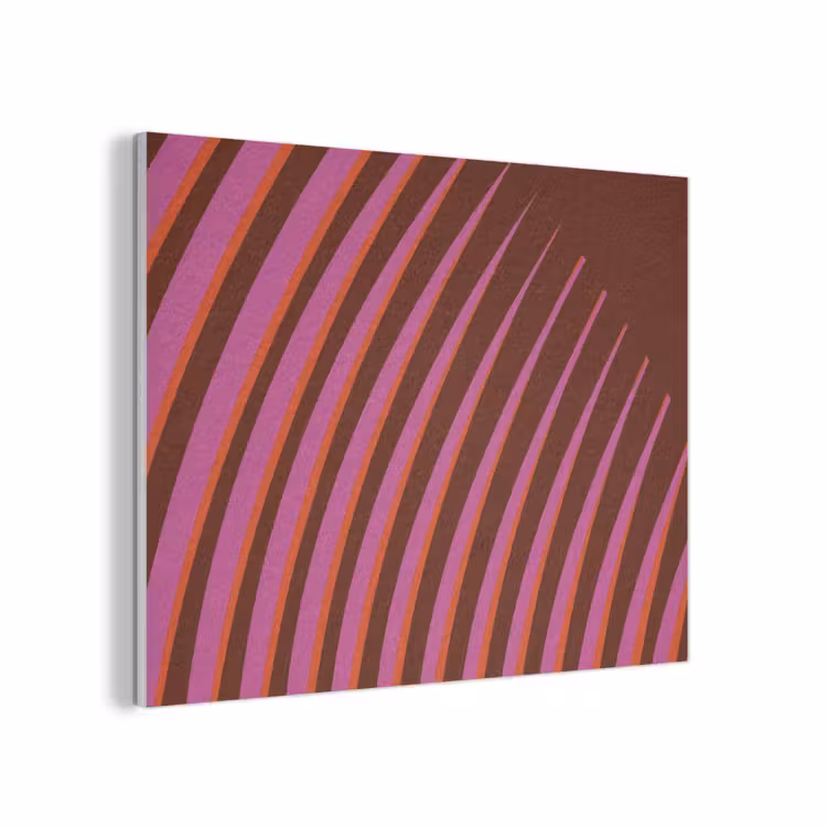 Lijnen - Rood - Beweging PET vilt klein -3d