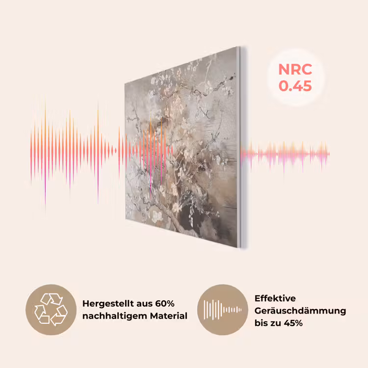 Amandelbloesem - Kunst - Van Gogh - Beige - Abstract PET vilt klein -USP_DE
