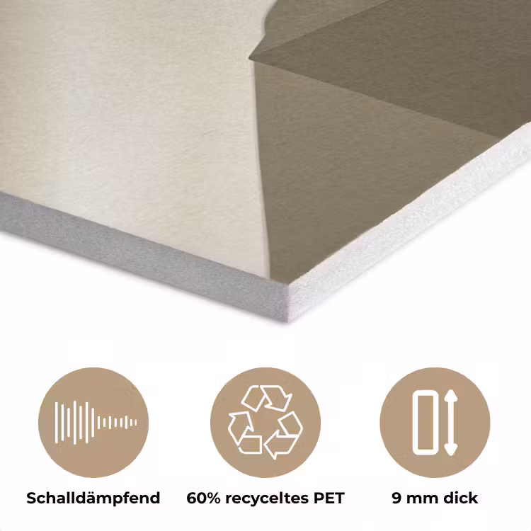 Matcha - Glas - Groen - Minimalistisch PET vilt klein -closeup_DE