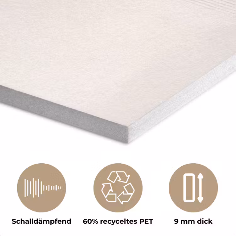 Minimalistisch - Cirkel - Lichtgrijs PET vilt klein -closeup_DE
