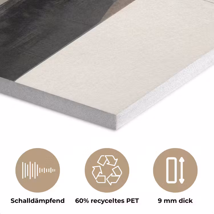 Minimalistisch - Landschap - Dimensie PET vilt klein -closeup_DE