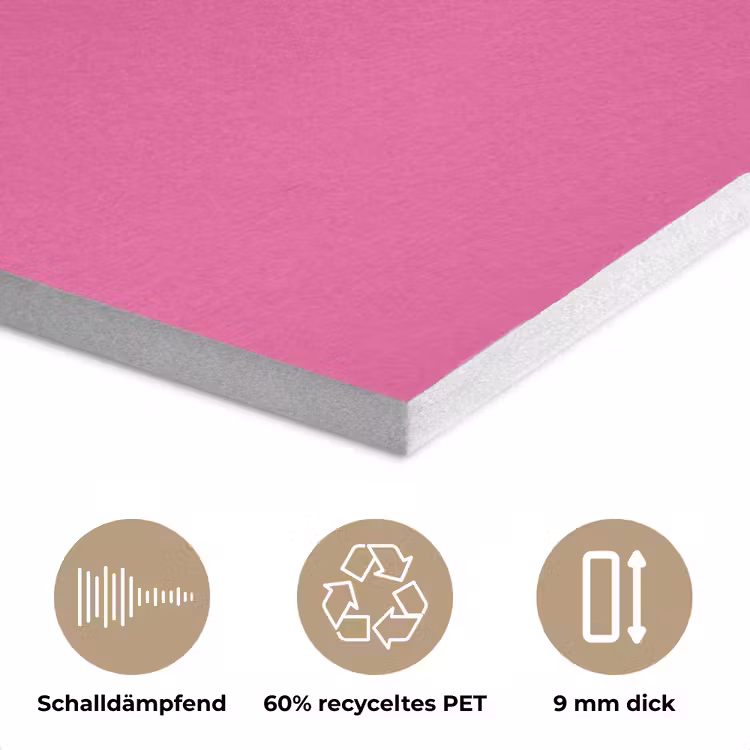 Minimalistisch - Rood - Roze - Hartjes PET vilt klein -closeup_DE