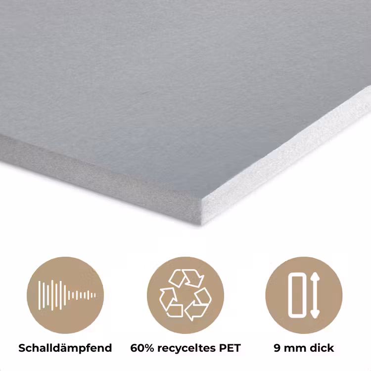 Minimalistisch - Silhouet - Zwart - Vliegtuig PET vilt klein -closeup_DE