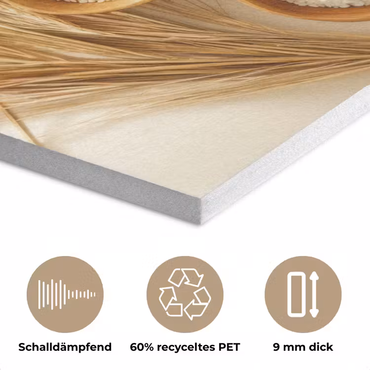 Granen - Hout - Kom - Beige PET vilt klein -closeup_DE