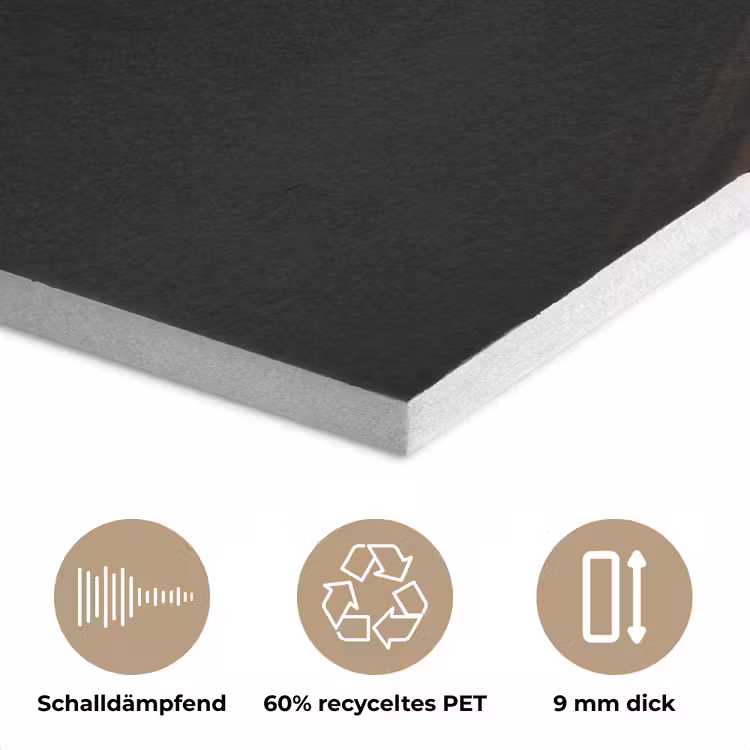 Close-up - Vinylplaat - Platenspeler - Zwart PET vilt klein -closeup_DE