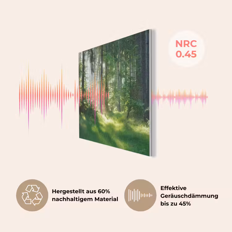 Natuur - Bomen - Bos - Groen - Zon - Gras - Planten PET vilt klein -USP_DE