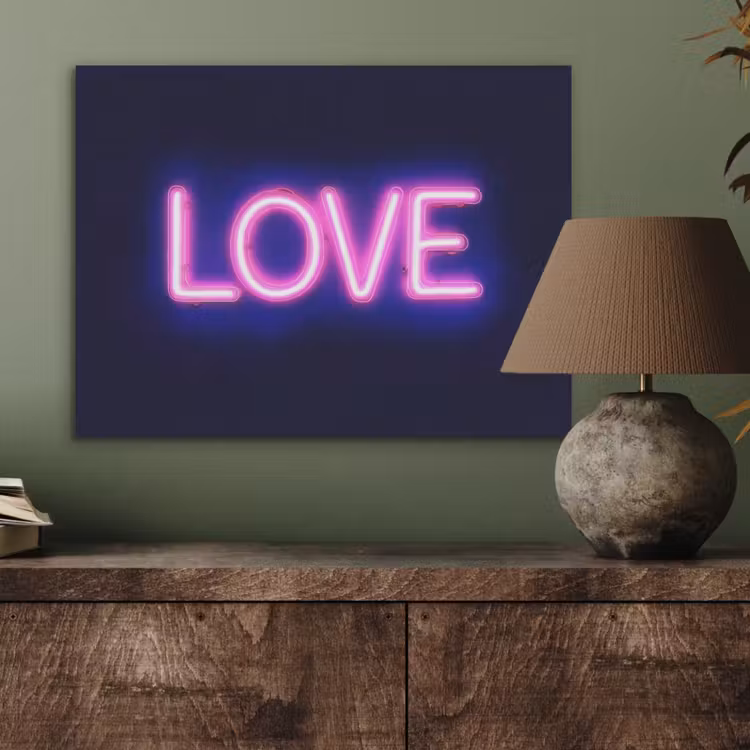 Neon - Love - Valentijn PET vilt klein -sfeer2