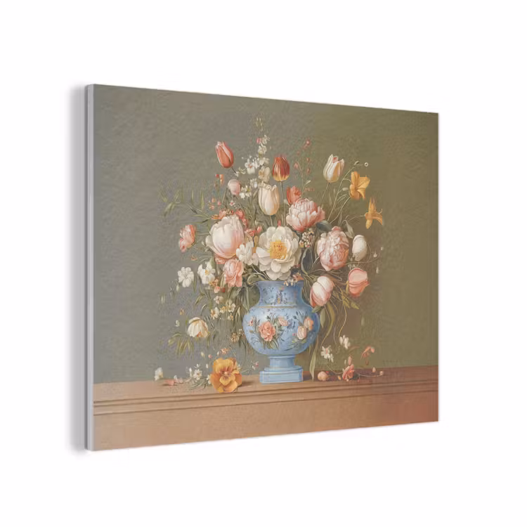 Neutral - Bloemen - Boeket - Vaas PET vilt klein -3d