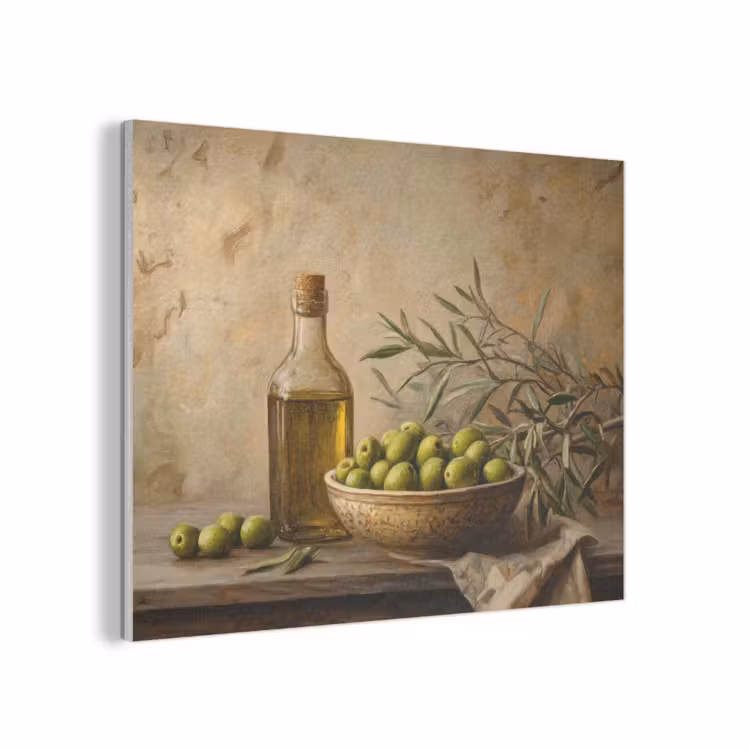 Olijven - Stilleven - Vintage PET vilt klein -3d